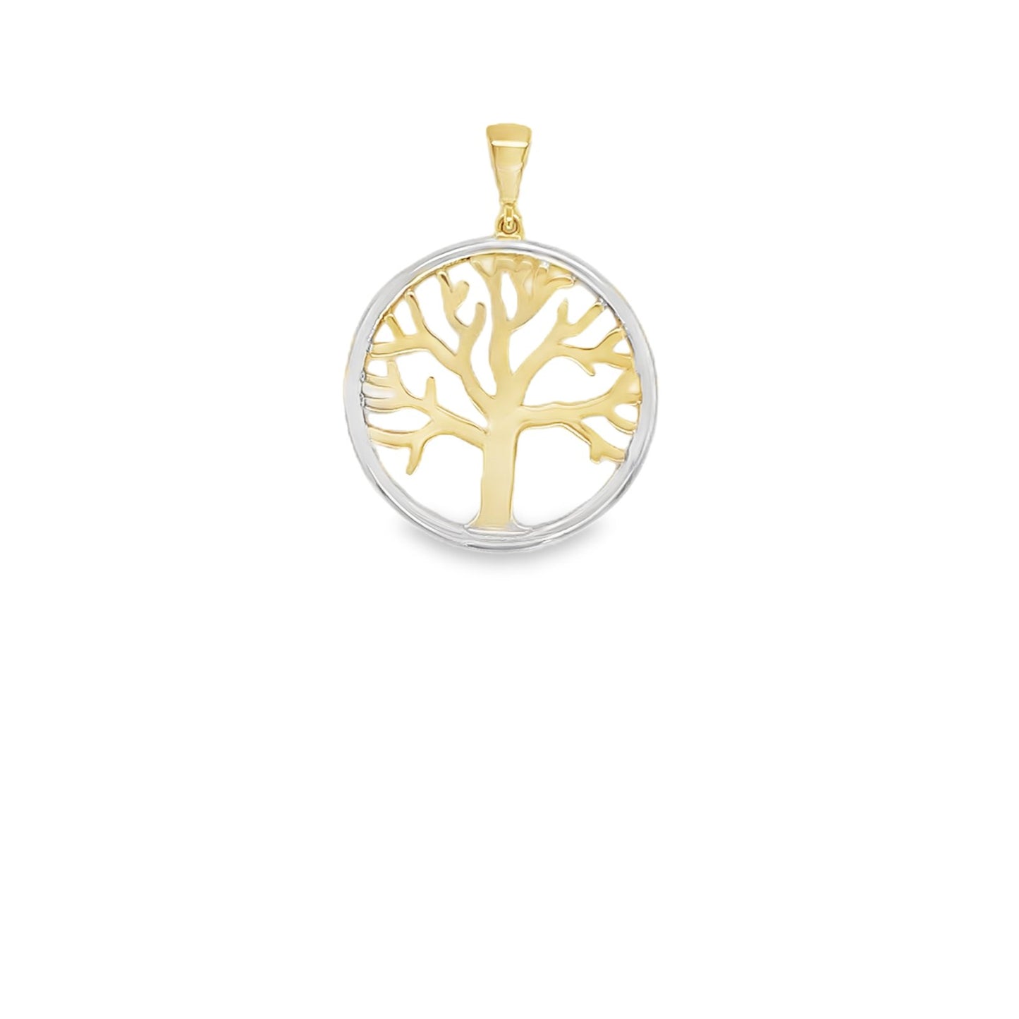 Jai's 14K Two-tone Tree of Life Pendant