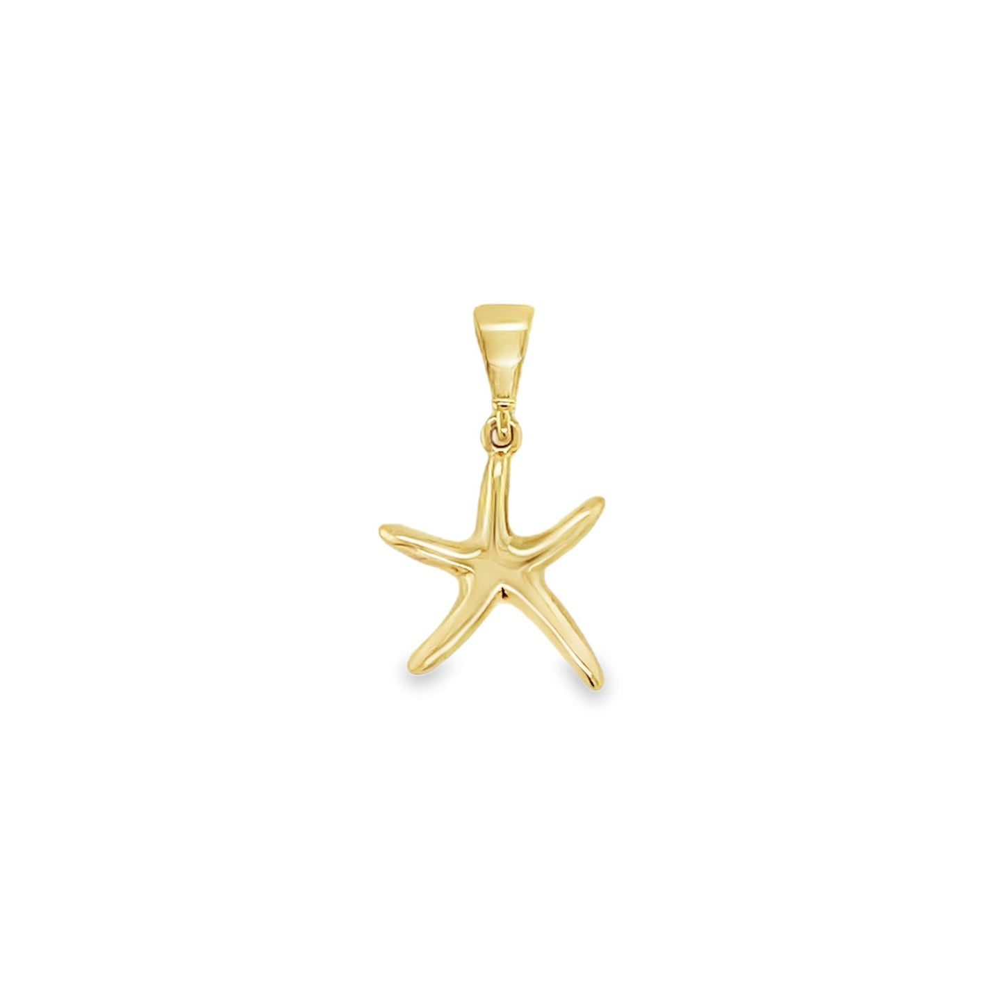 Jai's 14K Yellow Gold Starfish Pendant