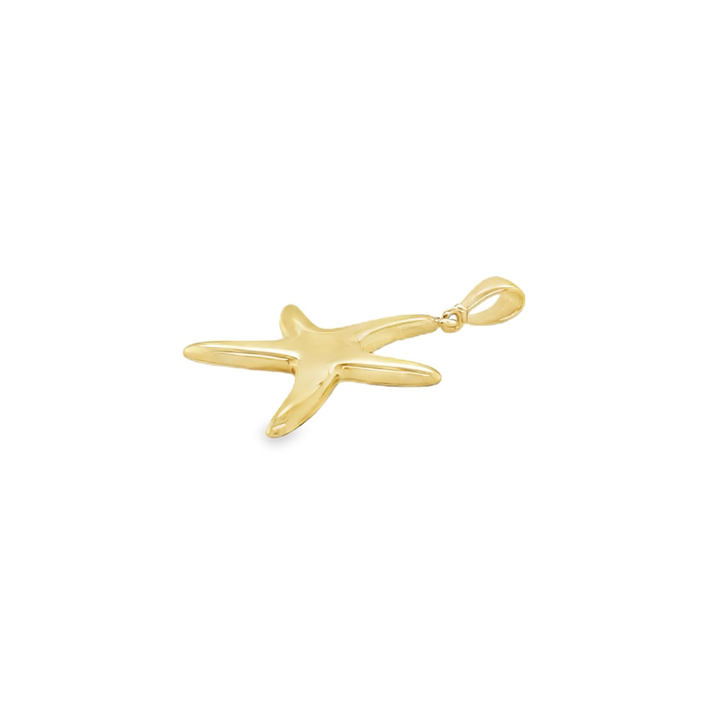Jai's 14K Yellow Gold Large Starfish Pendant
