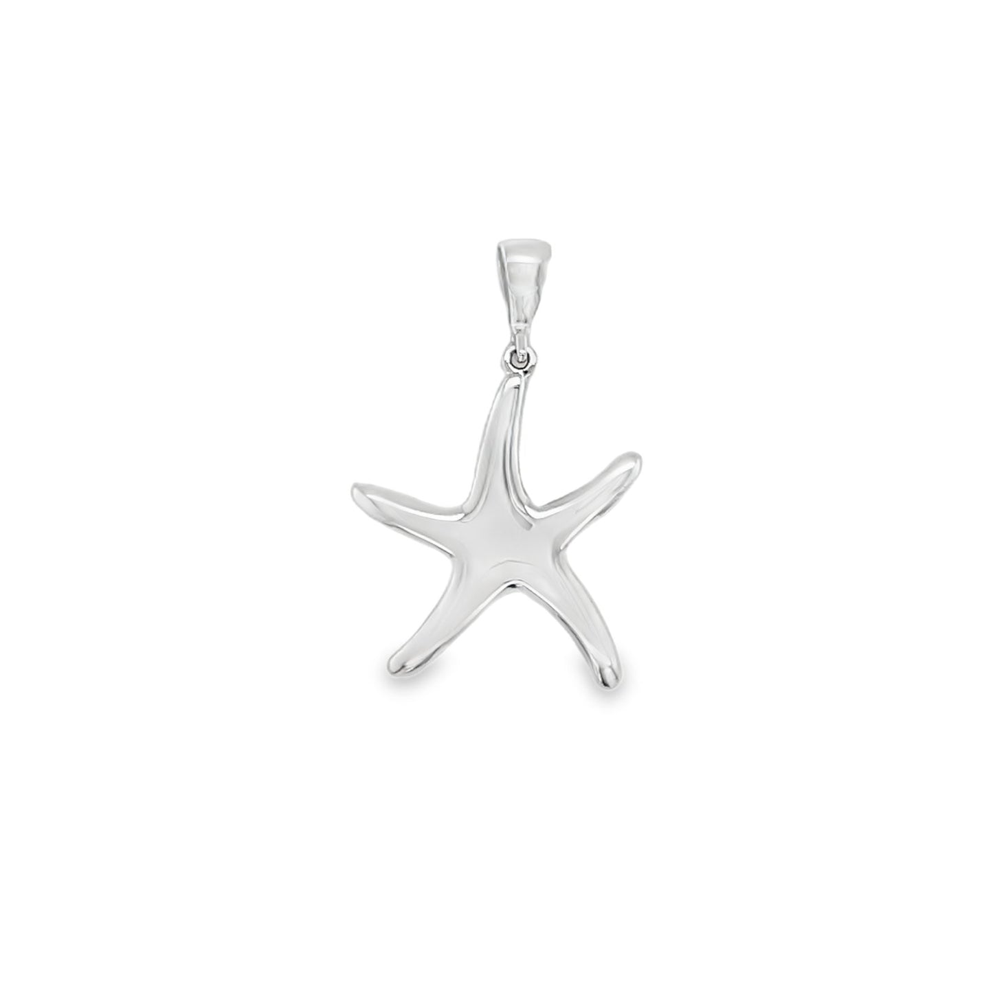 Jai's 14K White Gold Large Starfish Pendant