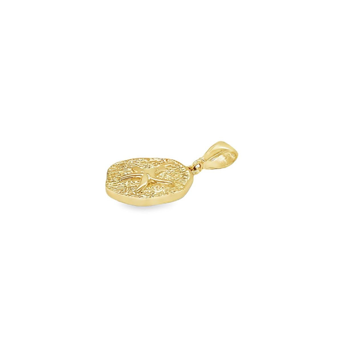 Jai's 14K Yellow Gold Sand Dollar Pendant