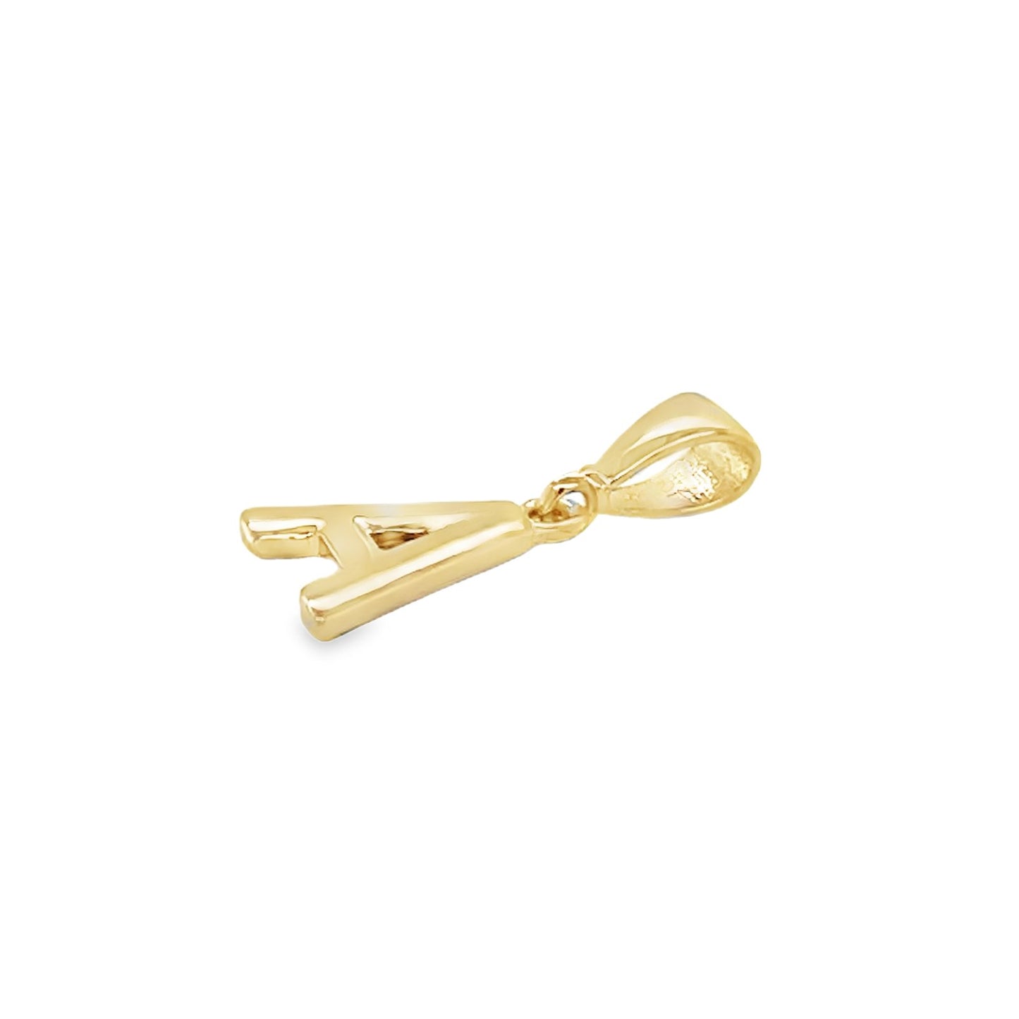 Jai's 14K Yellow Gold Initial A Pendant