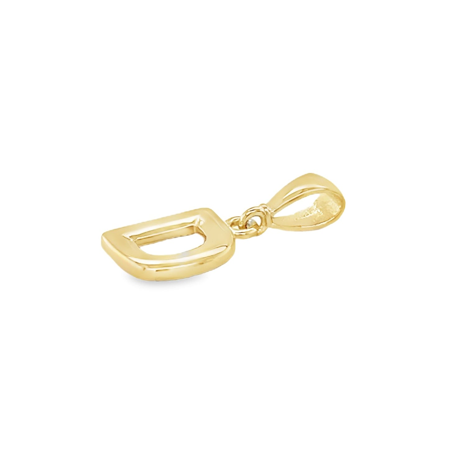 Jai's 14K Yellow Gold Initial D Pendant