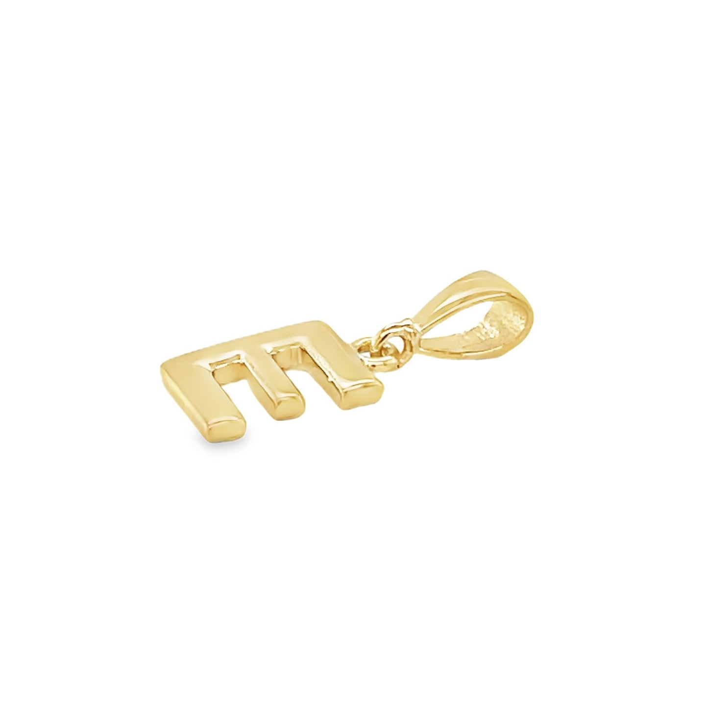 Jai's 14K Yellow Gold Initial E Pendant