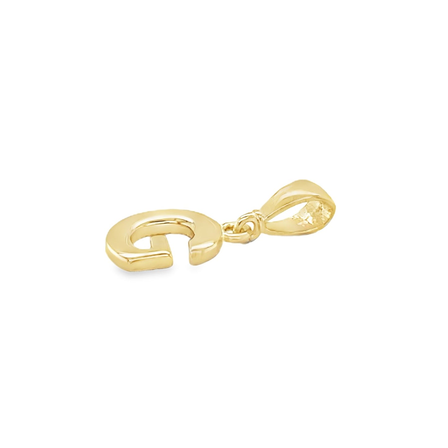 Jai's 14K Yellow Gold Initial G Pendant