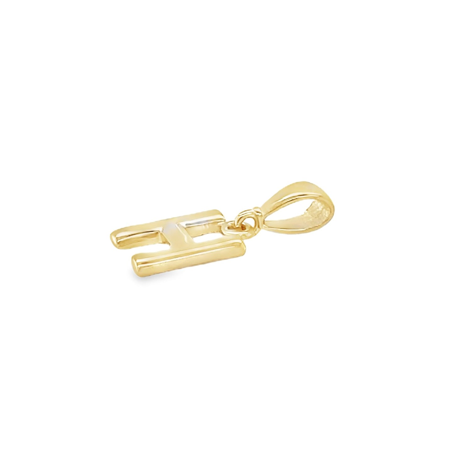 Jai's 14K Yellow Gold Initial H Pendant