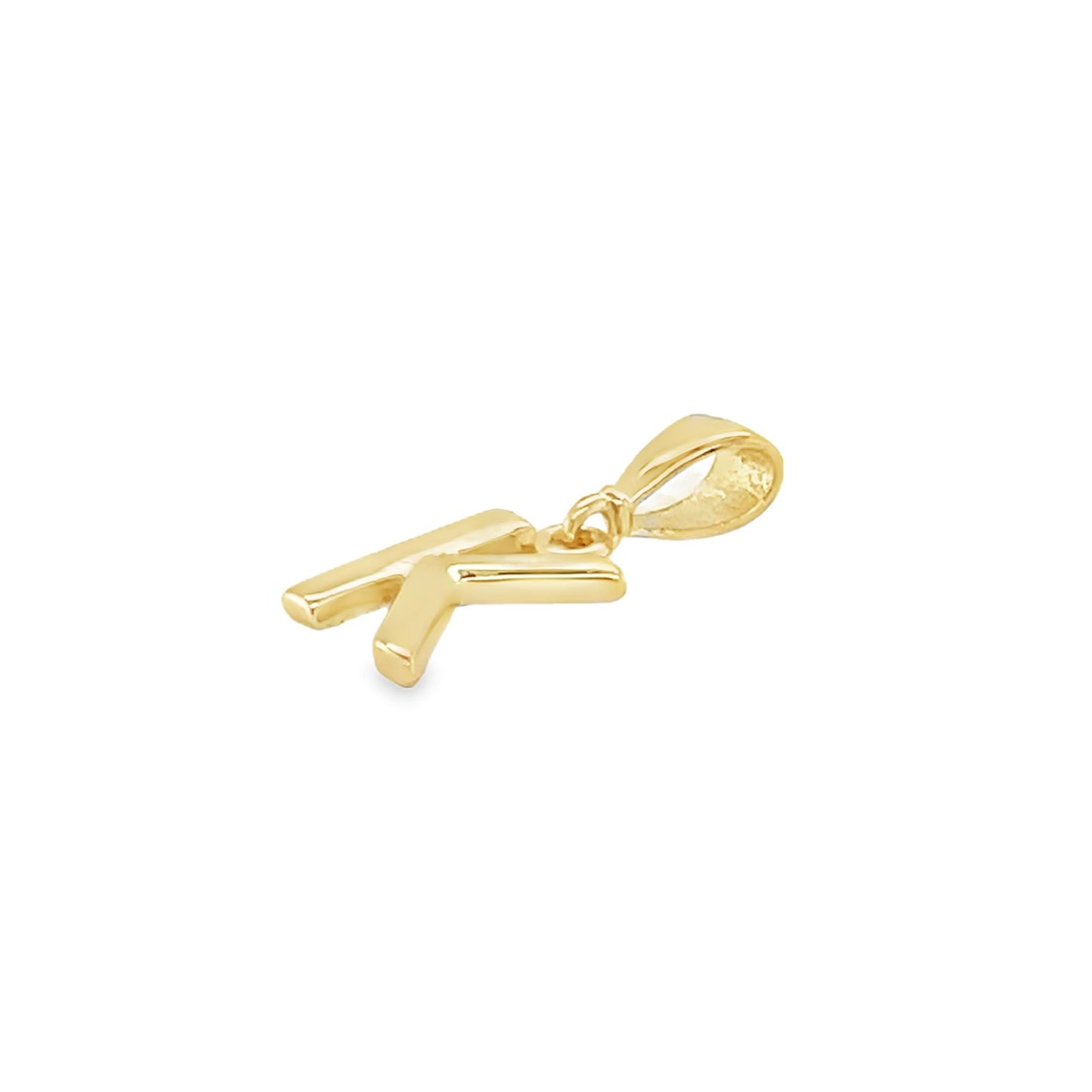 Jai's 14K Yellow Gold Initial K Pendant