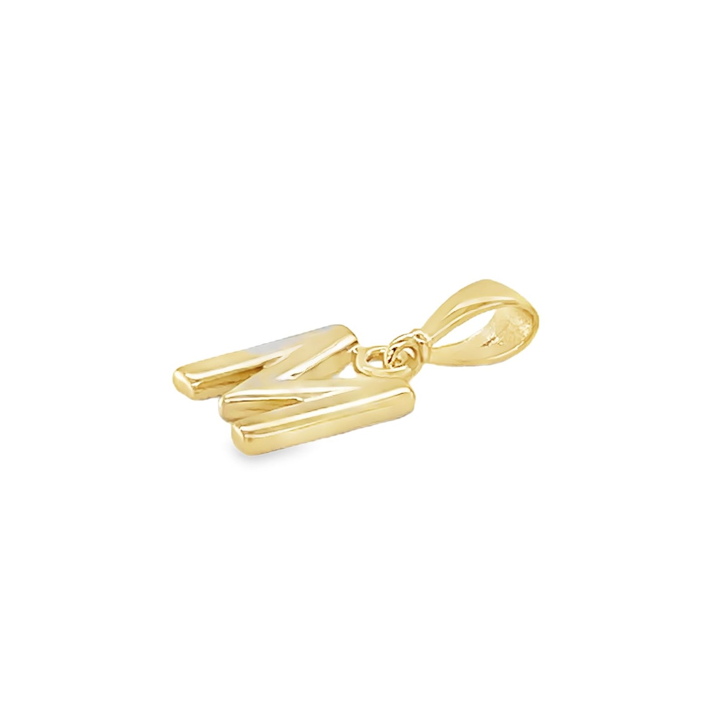 Jai's 14K Yellow Gold Initial M Pendant