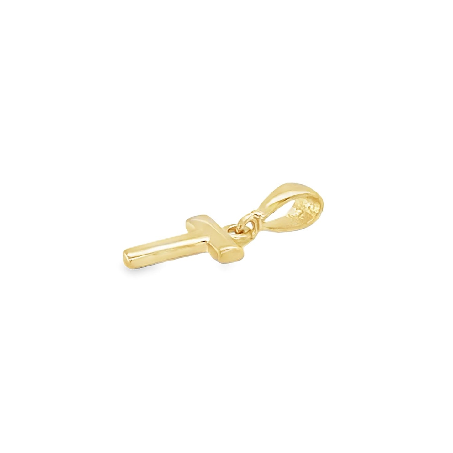 Jai's 14K Yellow Gold Initial T Pendant