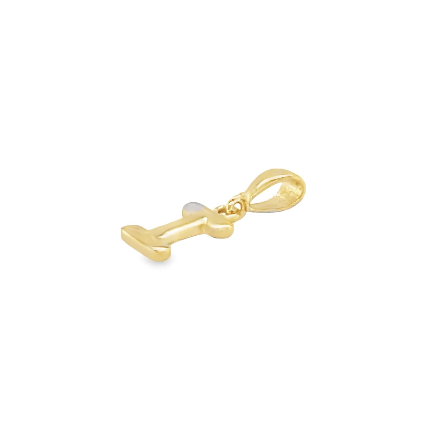 Jai's 14K Yellow Gold Initial I Pendant