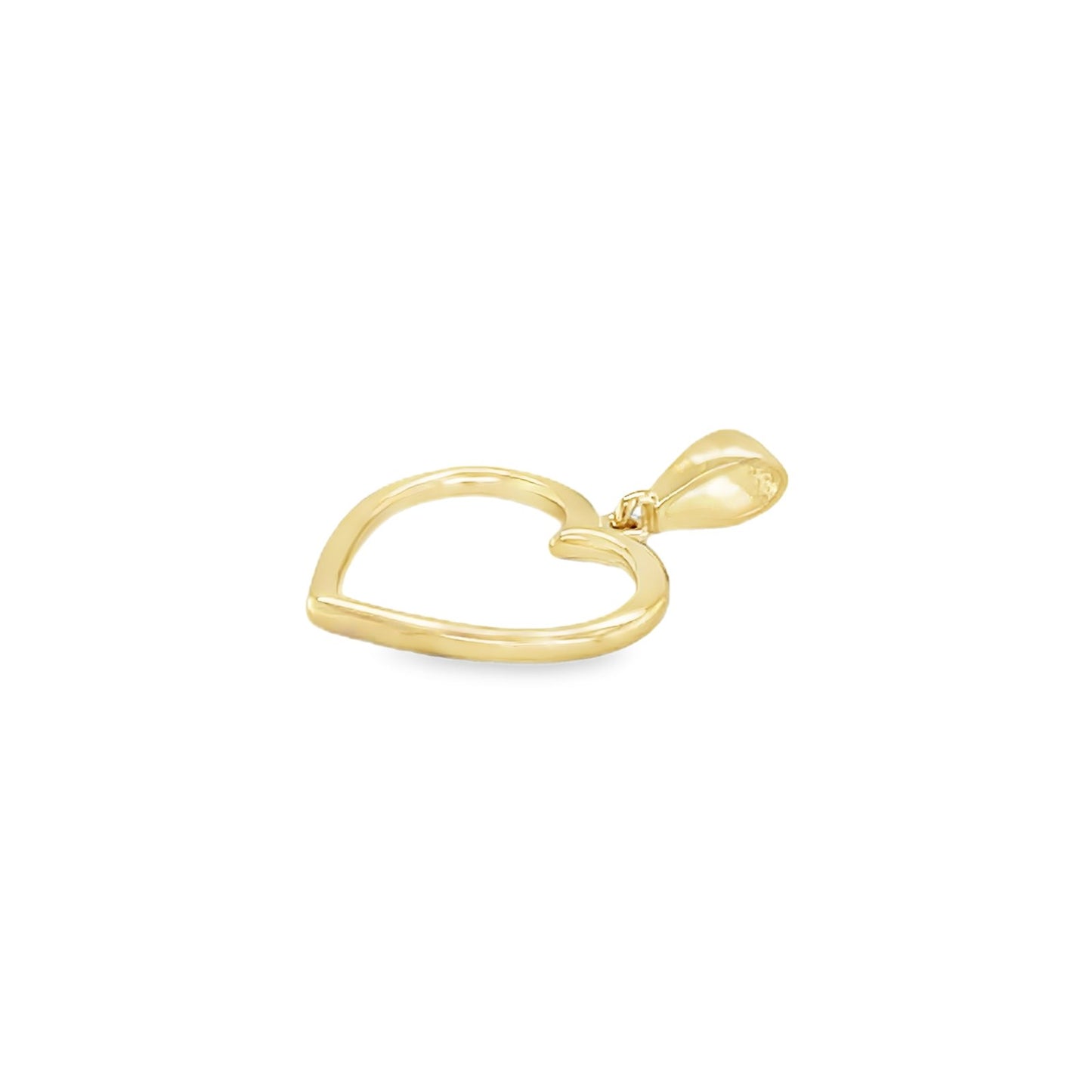 Jai's 14K Yellow Gold Heart Pendant