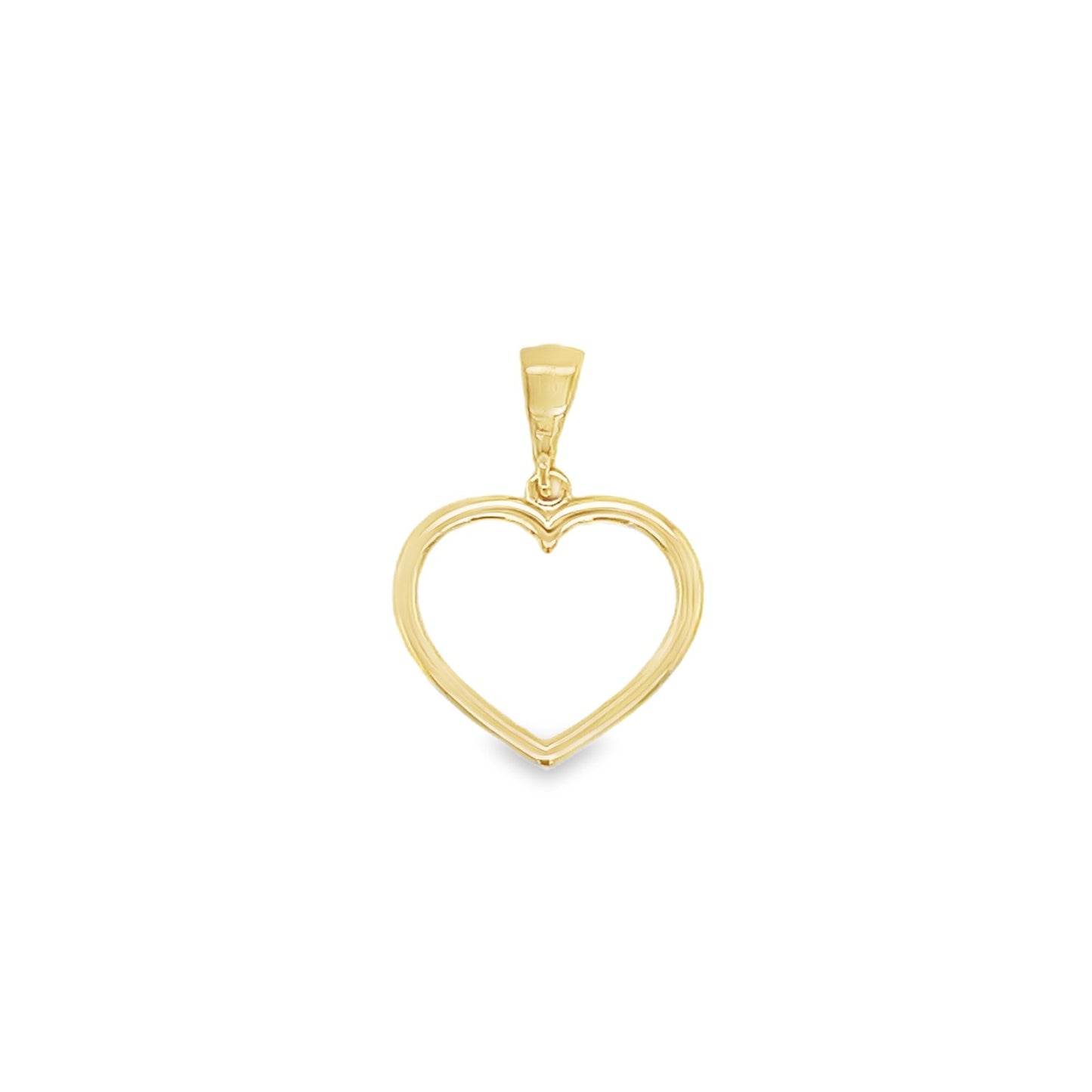 Jai's 14K Yellow Gold Heart Pendant