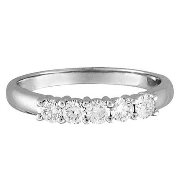 Morris & David’s 14K White Gold Five-stone Diamond Ring