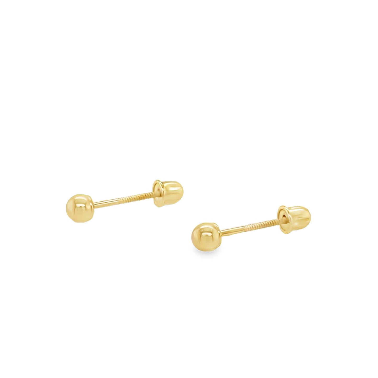 Jai's 14K Yellow Gold 3MM Sphere Studs