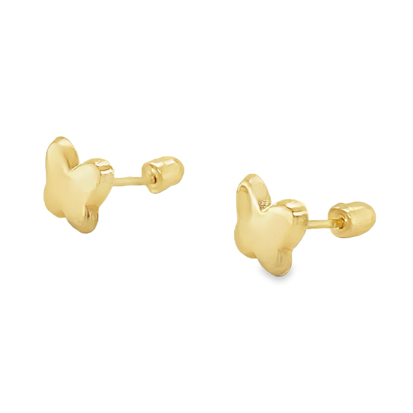 Jai's 14K Yellow Gold Baby Butterfly Studs