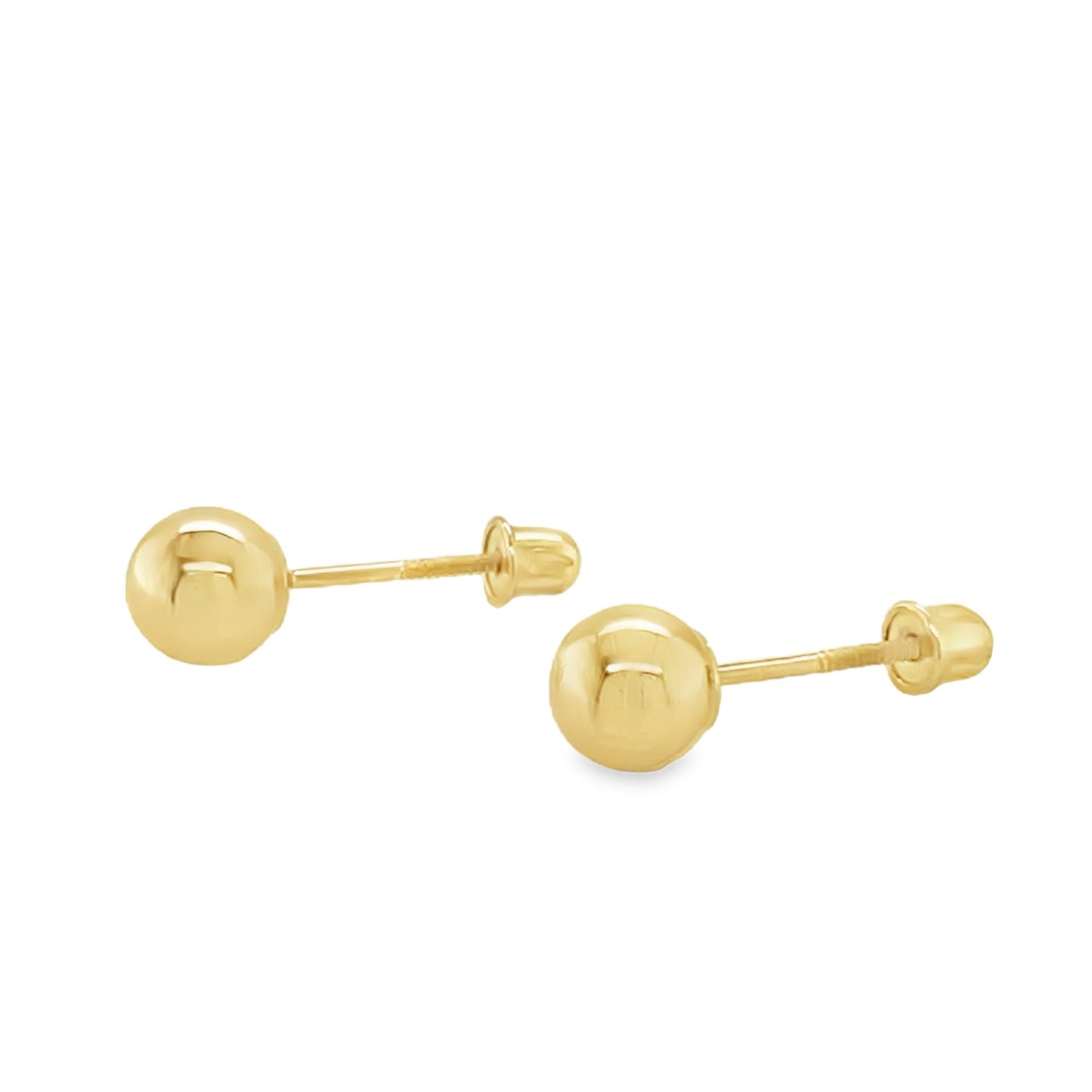 Jai's 14K Yellow Gold 5MM Baby Sphere Studs