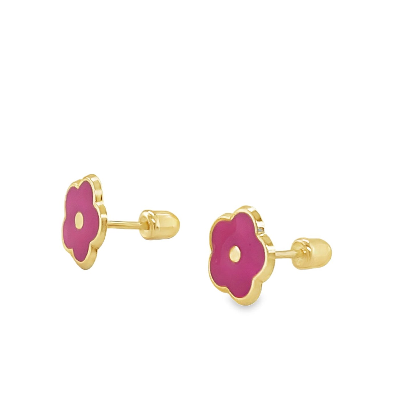 Jai's 14K Yellow Gold Vibrant Baby Flower Studs