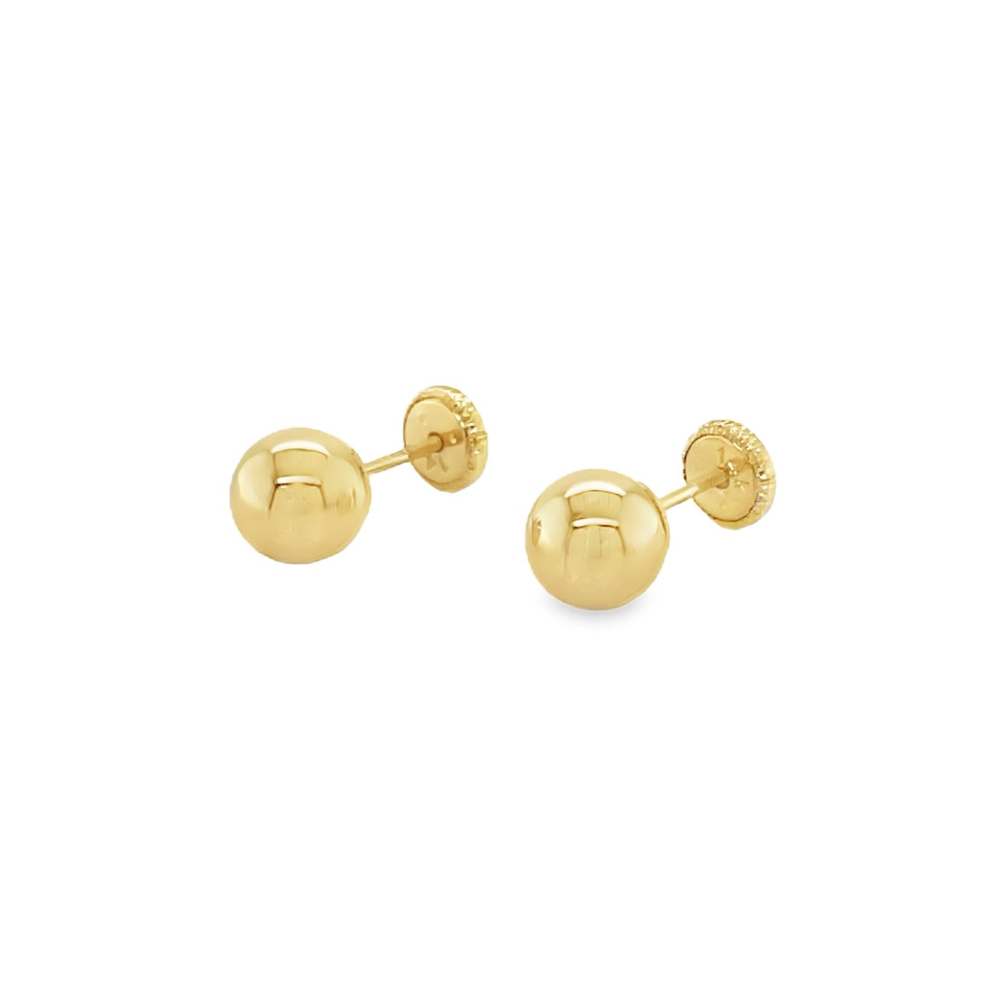 Jai's 14K Yellow Gold Baby Sphere Studs