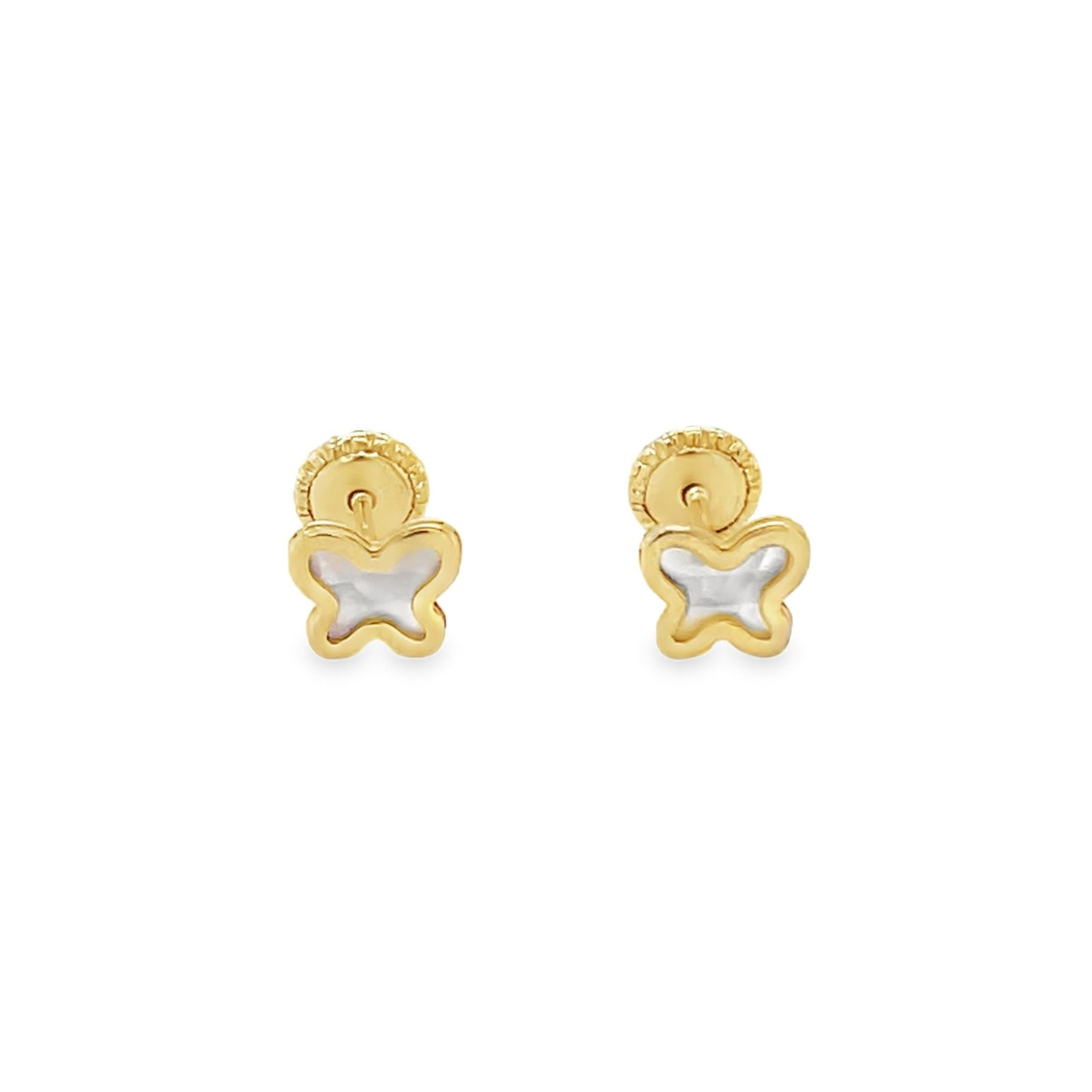 Jai's 14K Yellow Gold Baby Butterfly Studs