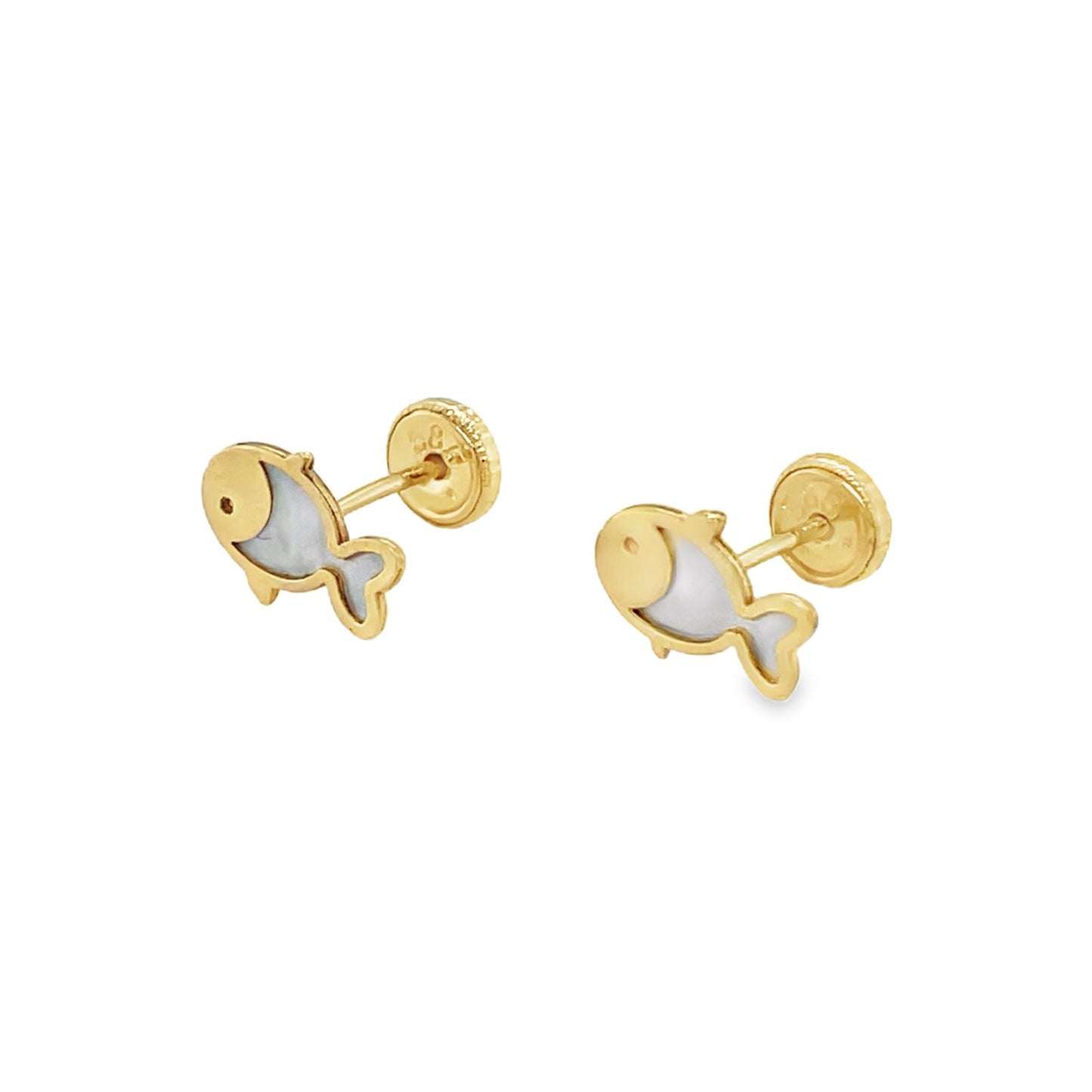 Jai's 14K Yellow Gold Baby Fish Studs