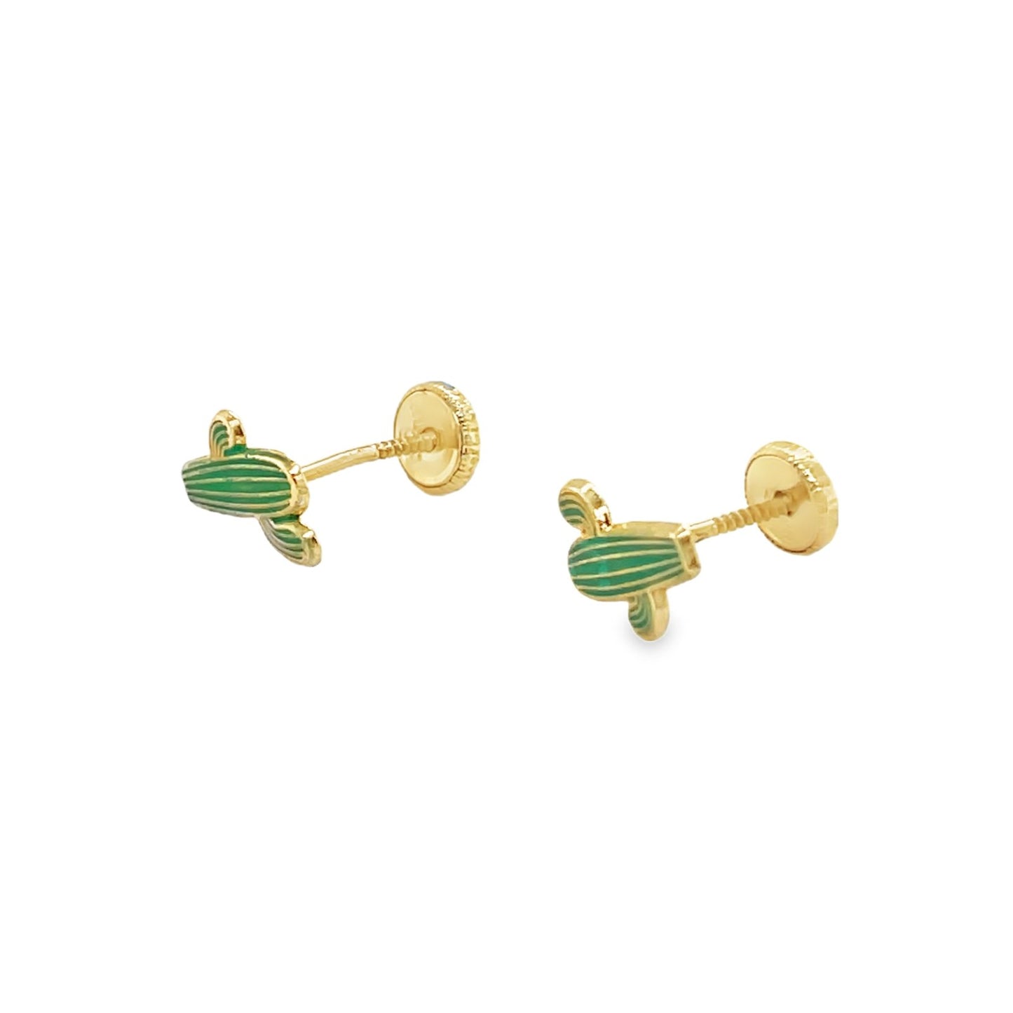 Jai's 14K Yellow Gold Baby Cactus Studs