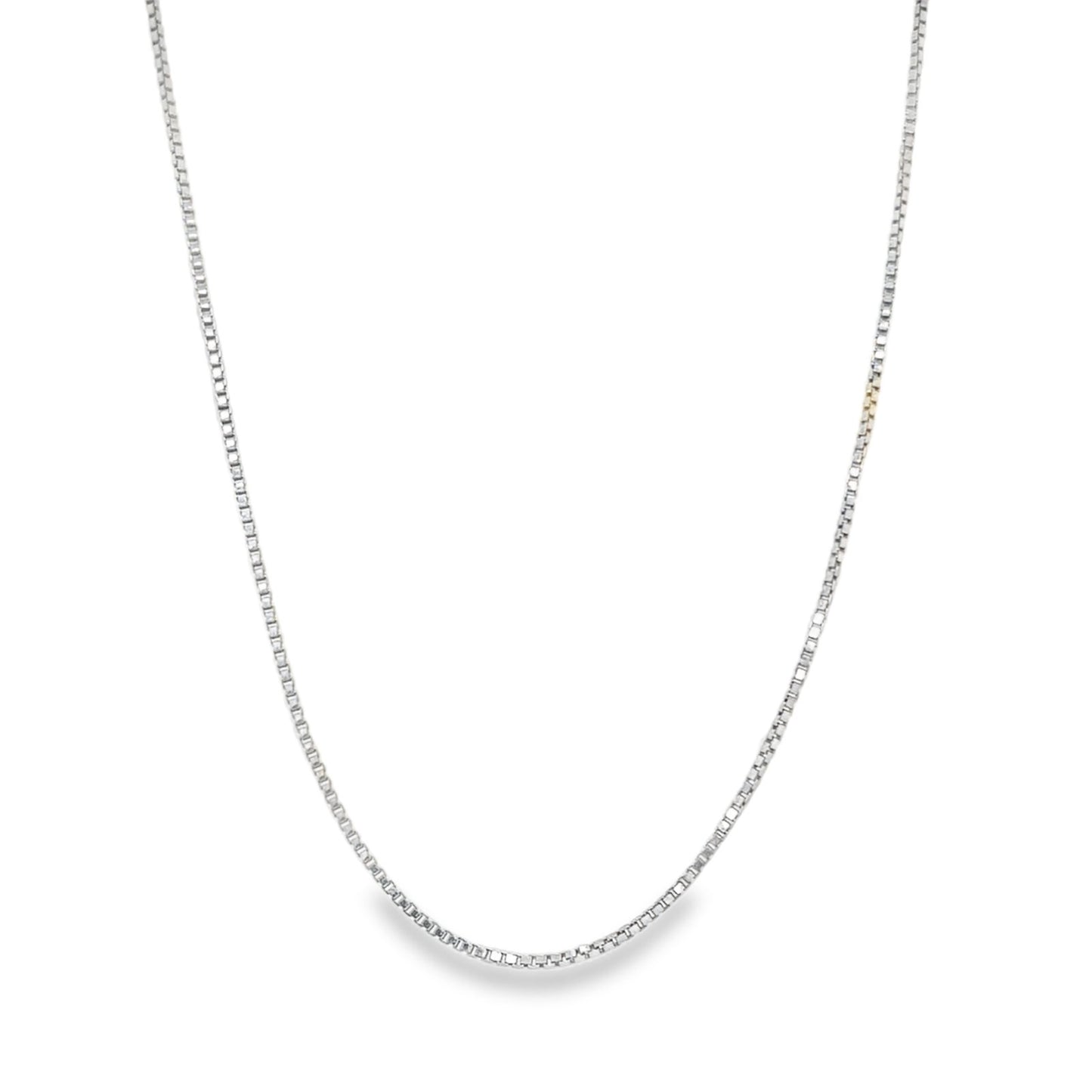 Jai's Sterling Silver Fine Box Chain - 18"