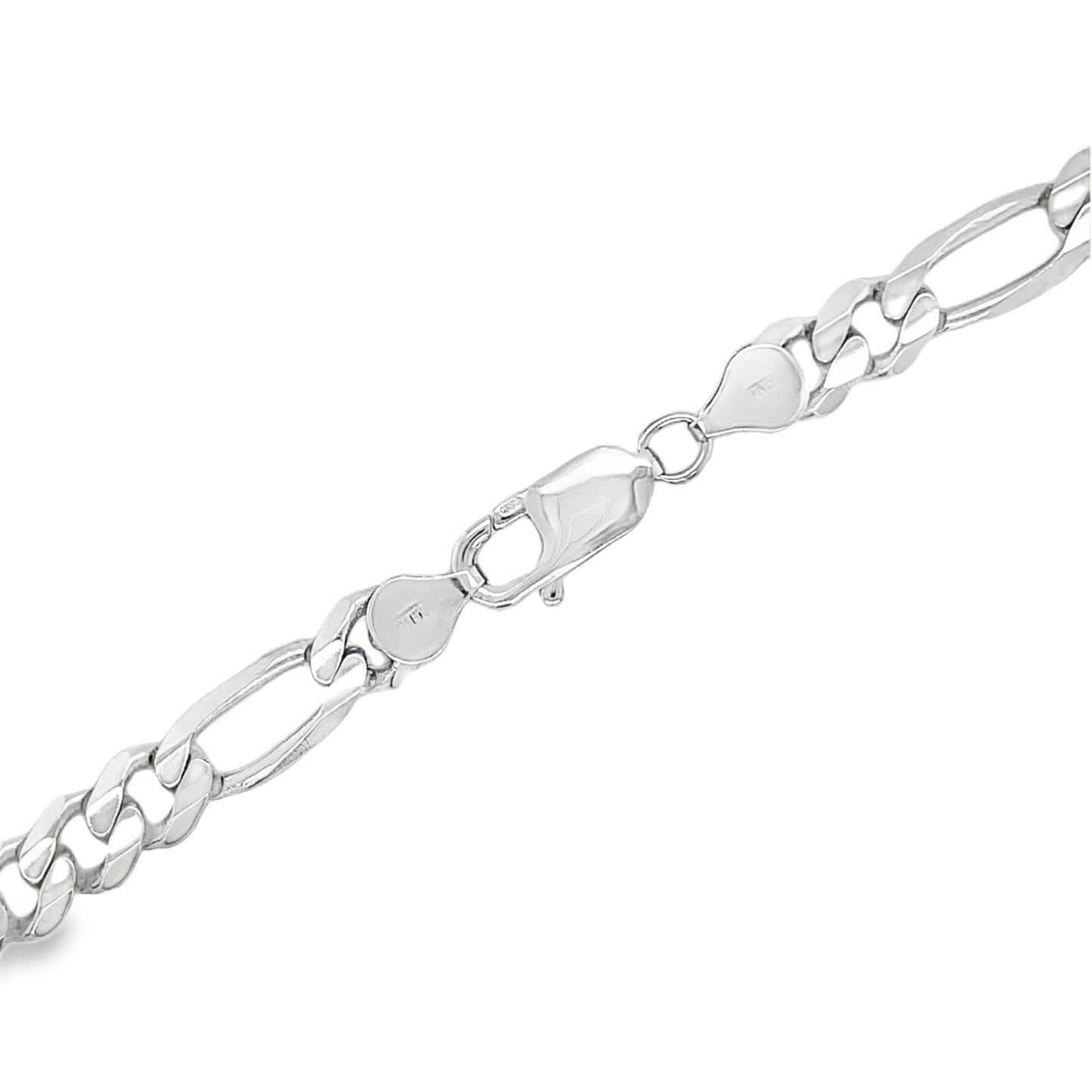 Jai's 14K White Gold Fine Figaro Chain