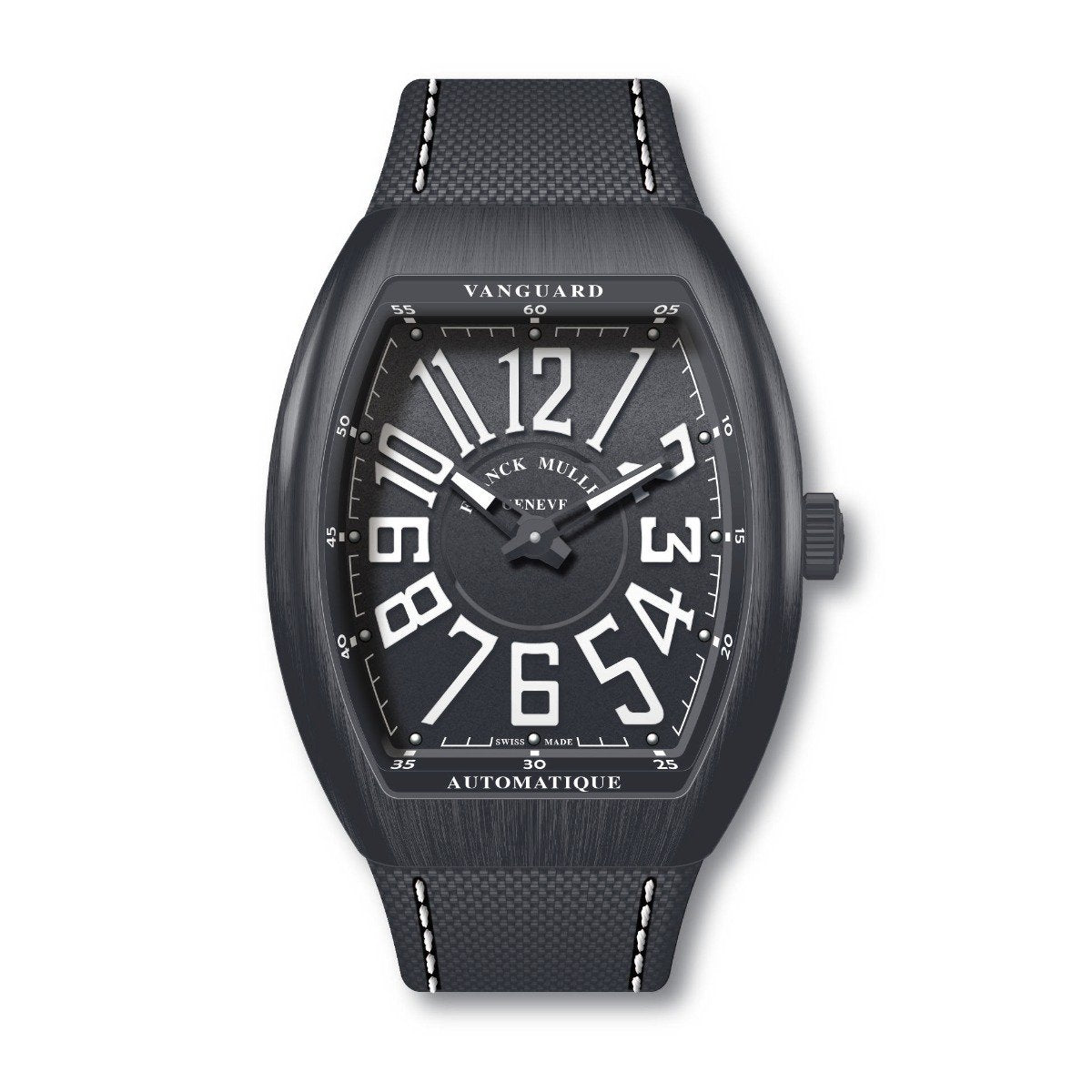 Franck Muller's Vanguard Slim Capsule with Black Dial