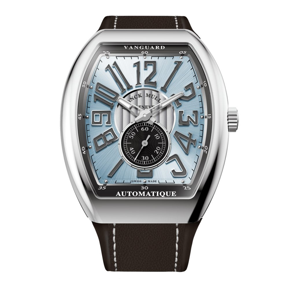 Franck Muller's Vanguard Slim with Light Blue Dial