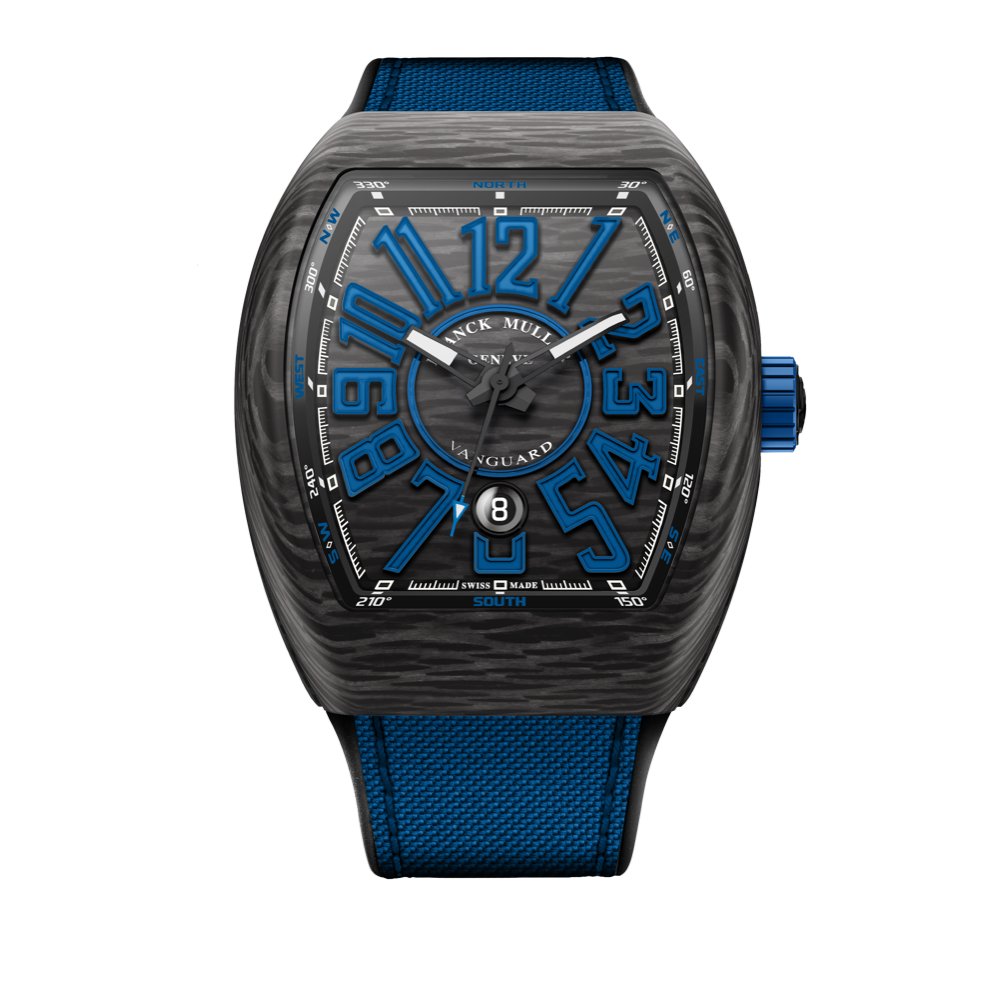 Franck Muller's Vanguard Carbone with Black Dial