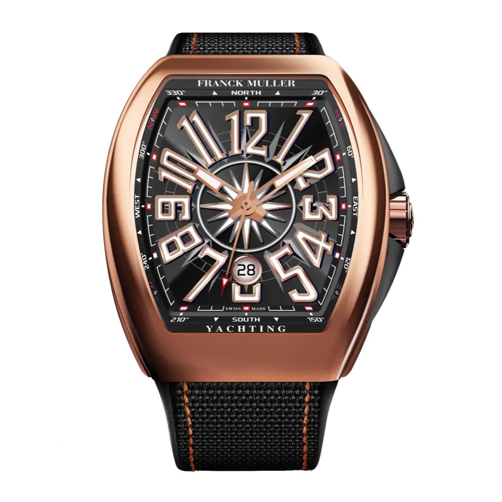 Franck Muller's Vanguard Yacht with Black Dial