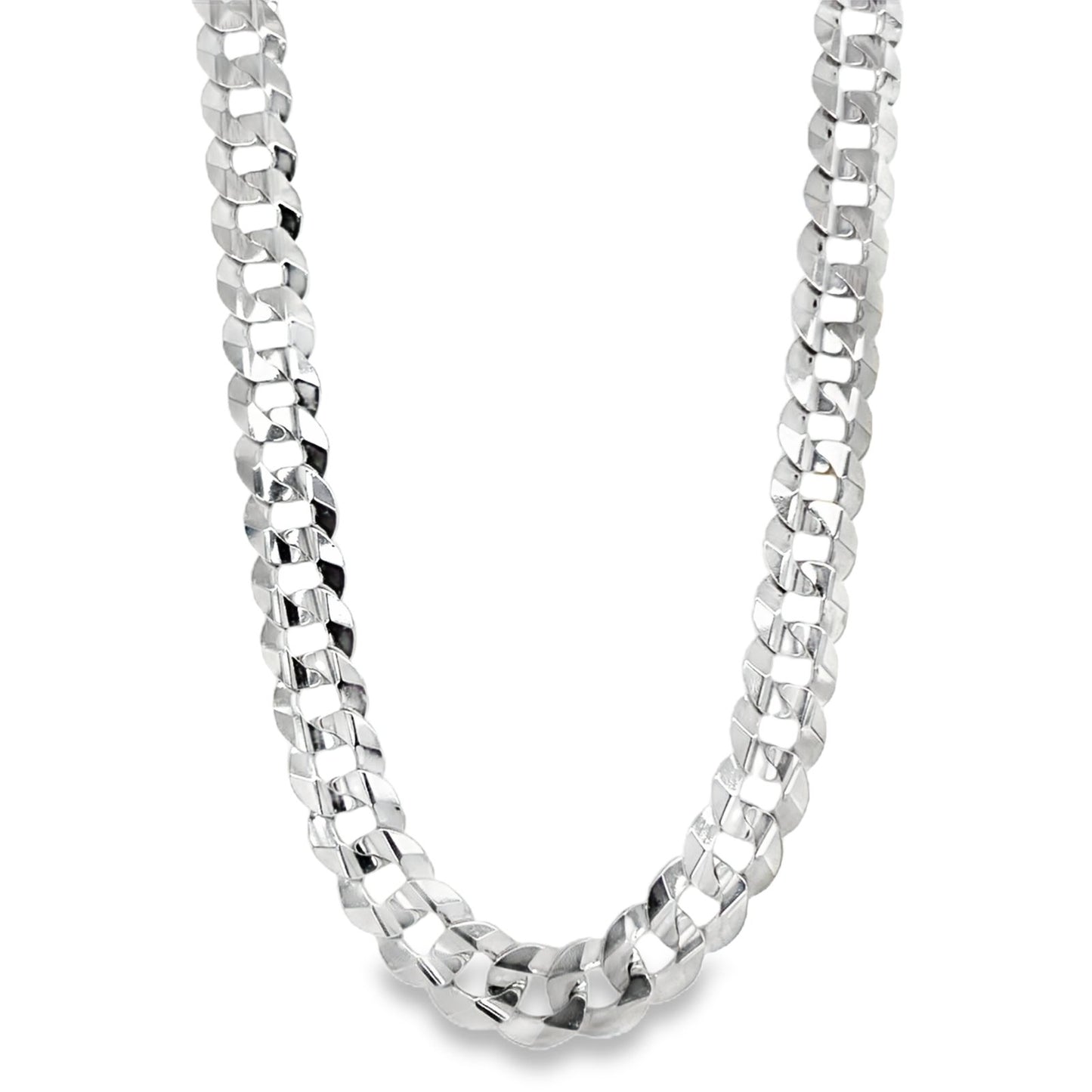 Jai's 14K White Gold Flat Cuban Curb Chain