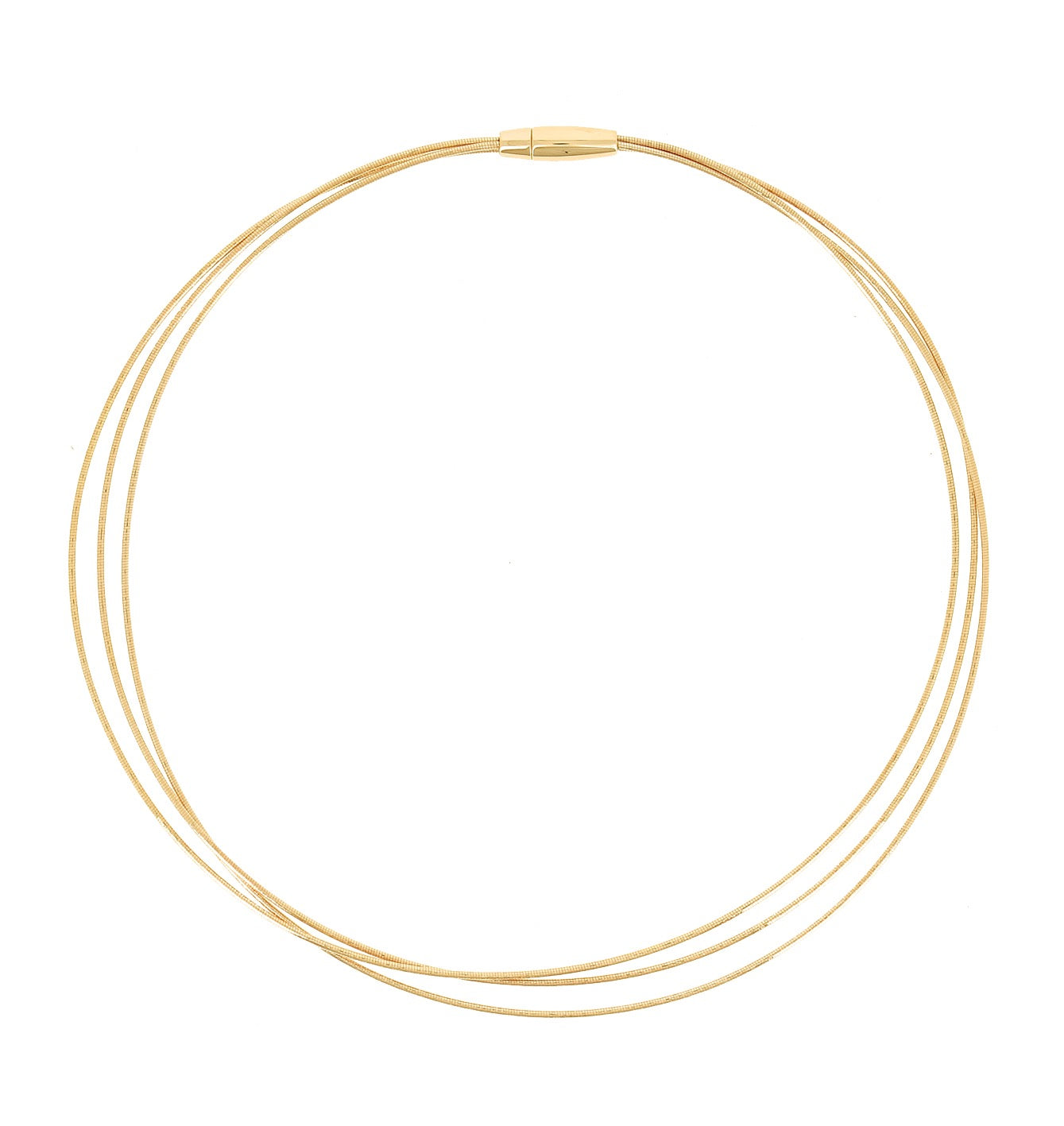 Pesavento's Yellow Gold-plated Silver DNA Necklace