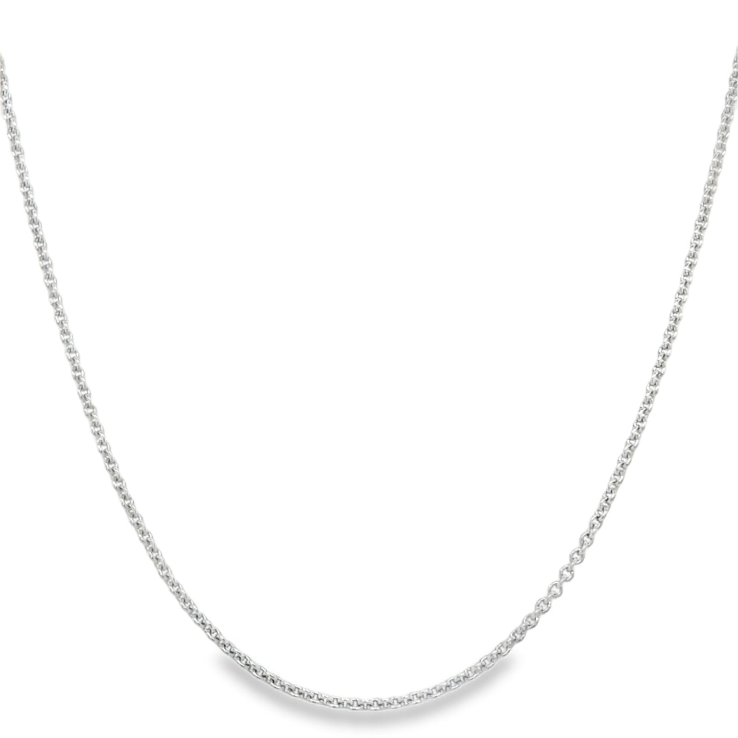 Jai's 14K White Gold Fine Cable Chain