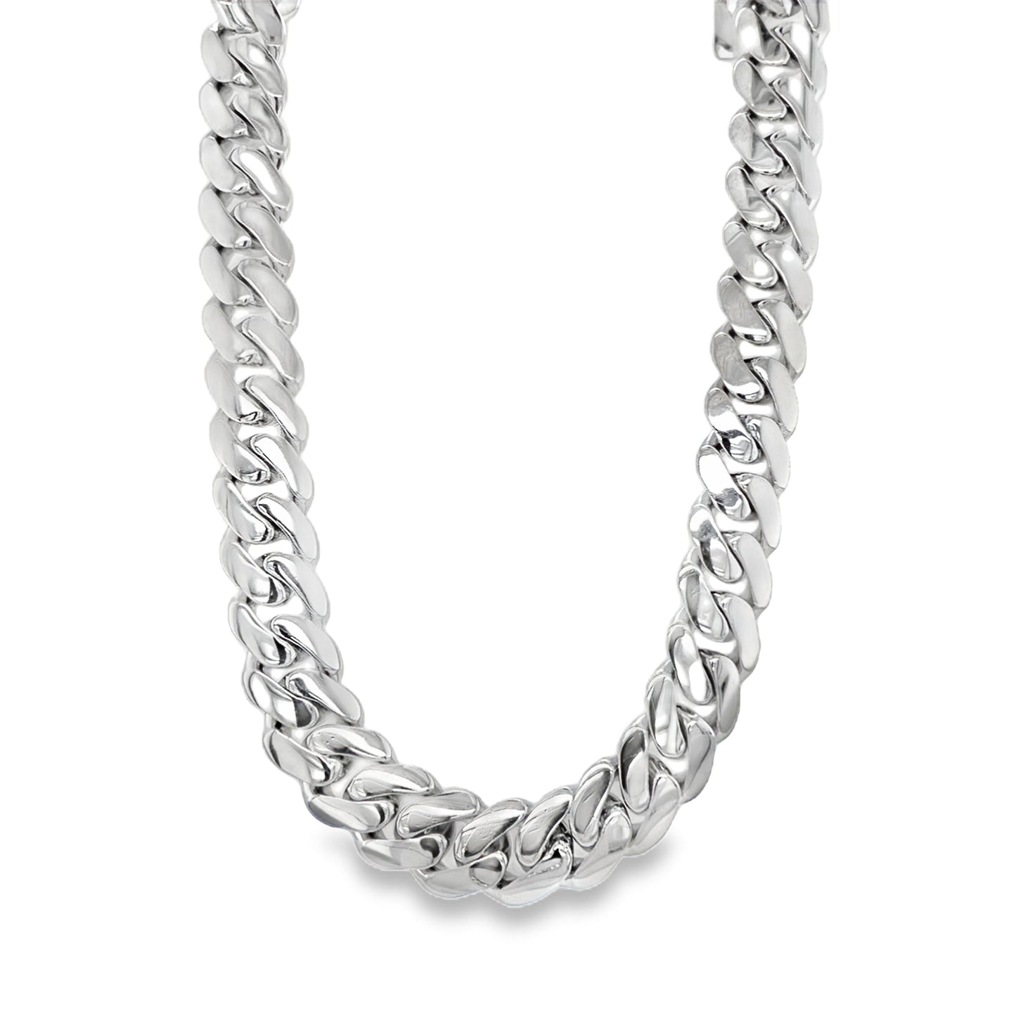 Jai's 14K White Gold Cuban Curb Chain