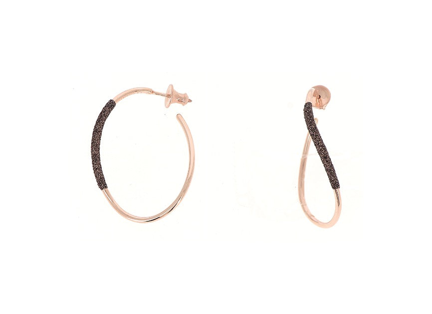 Pesavento's Rose Gold-plated Silver Polvere Di Sogni Hoops