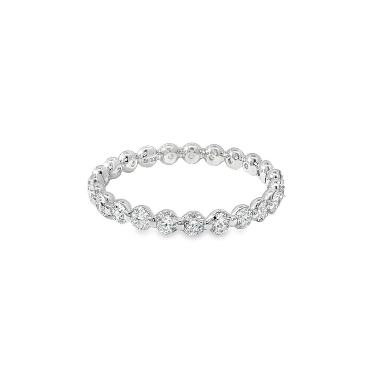 Jai's 14K White Gold Diamond Eternity Wedding Band