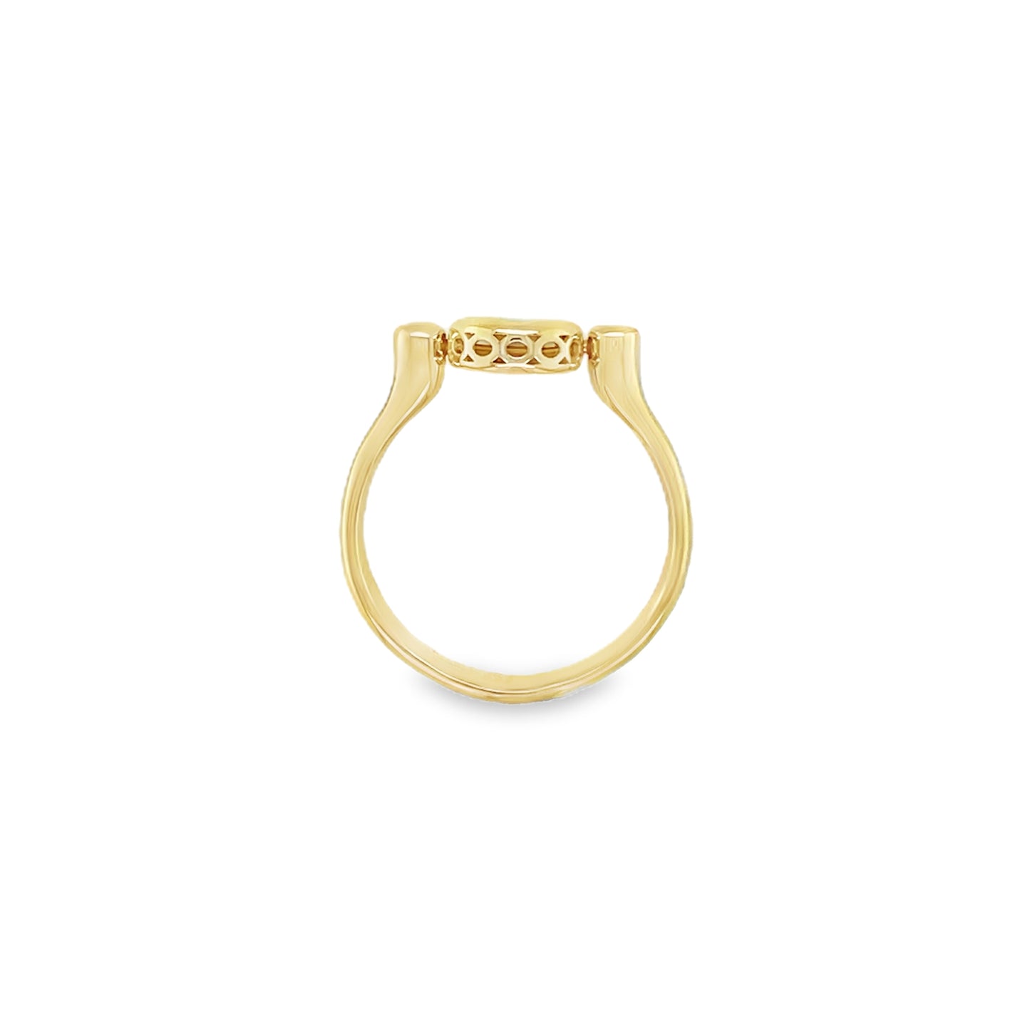 Jai's 14K Yellow Gold Turquoise Flower Ring