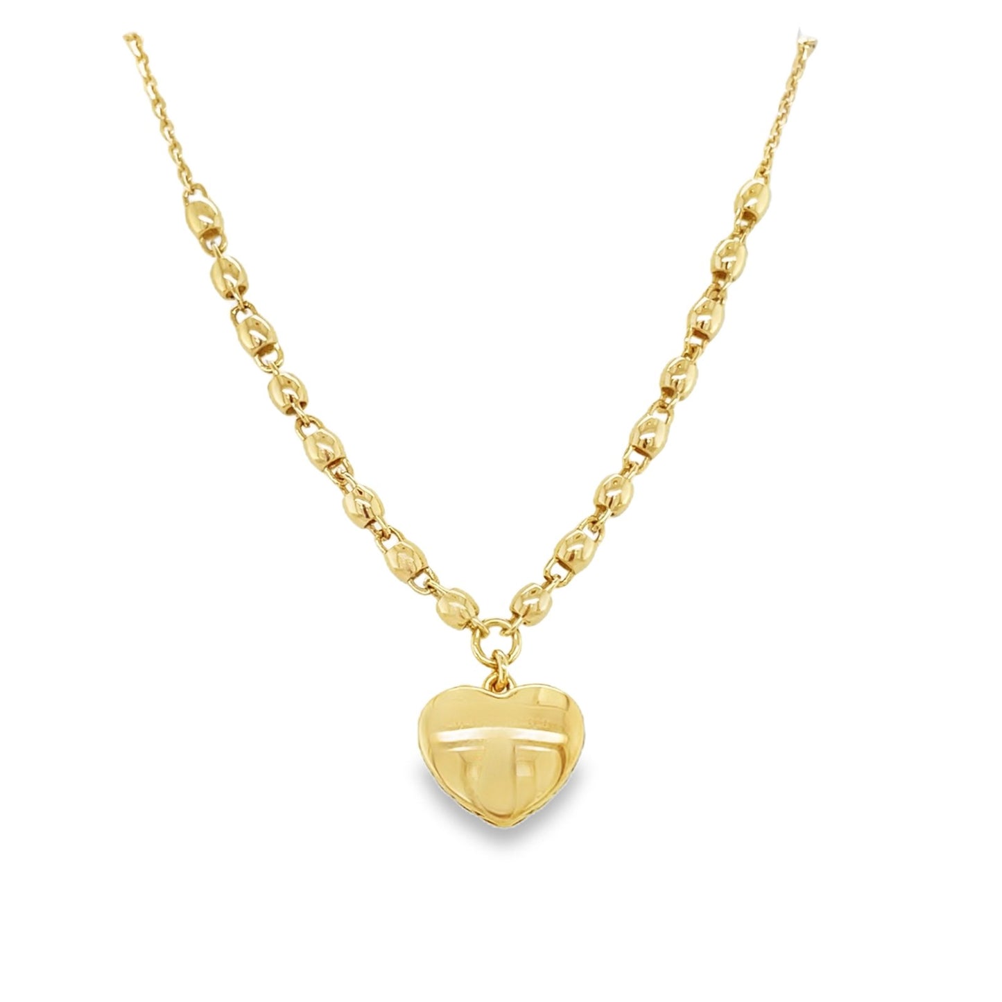 Jai's 14K Yellow Gold Heart Necklace