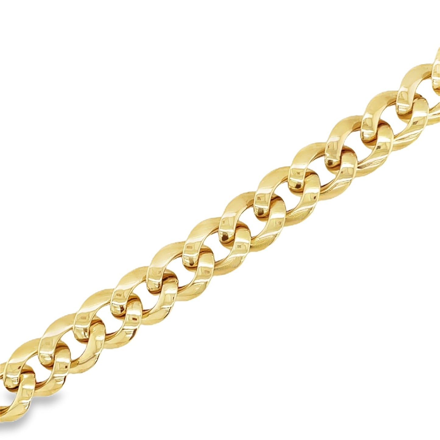 Jai's 14K Yellow Gold Turquoise Clasp & Curb Chain Bracelet