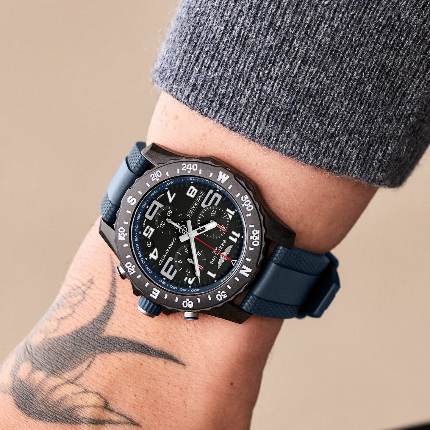 Breitling's Endurance Pro 44 with Black Chronograph Dial