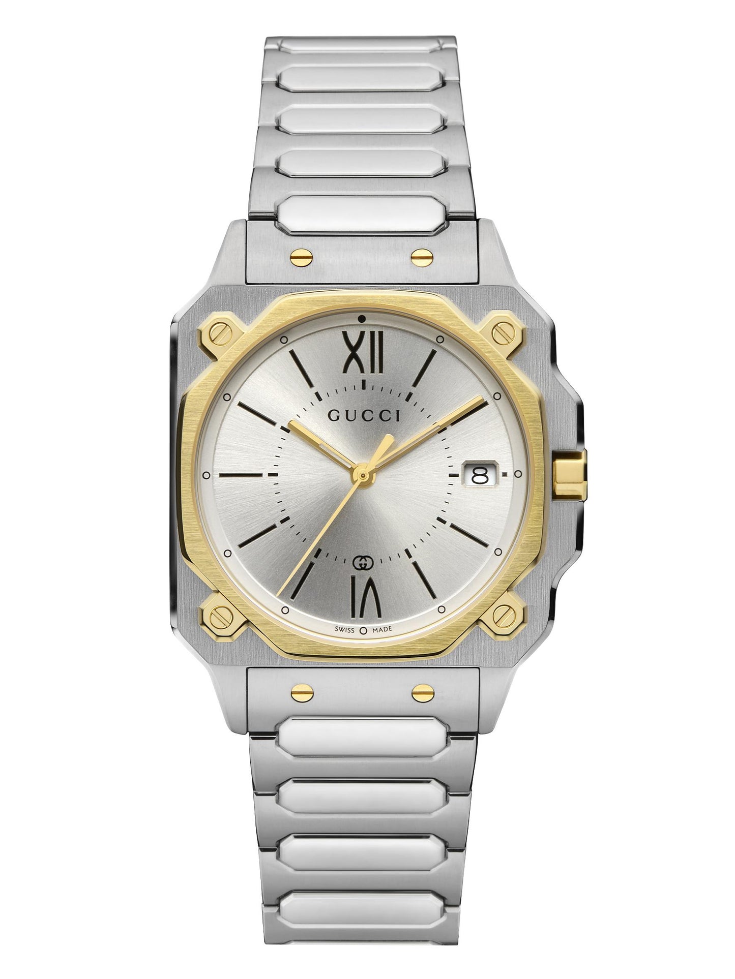 Gucci's G-Flat with Silver Dial