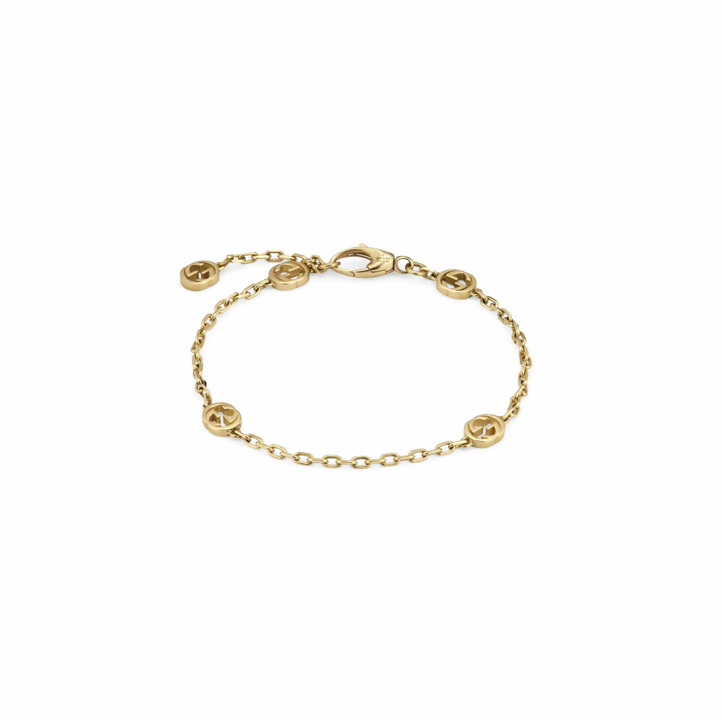 Gucci's 18K Yellow Gold Interlocking G Bracelet