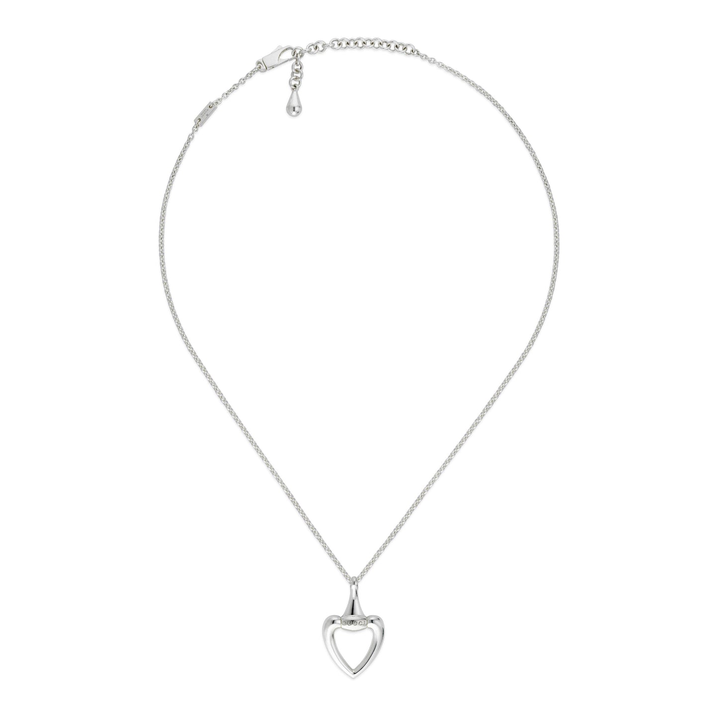 Gucci's Silver Heart Necklace