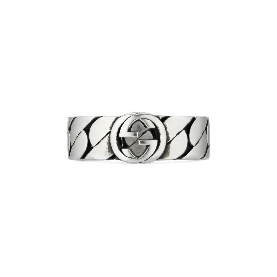 Gucci's Silver Interlocking G Ring