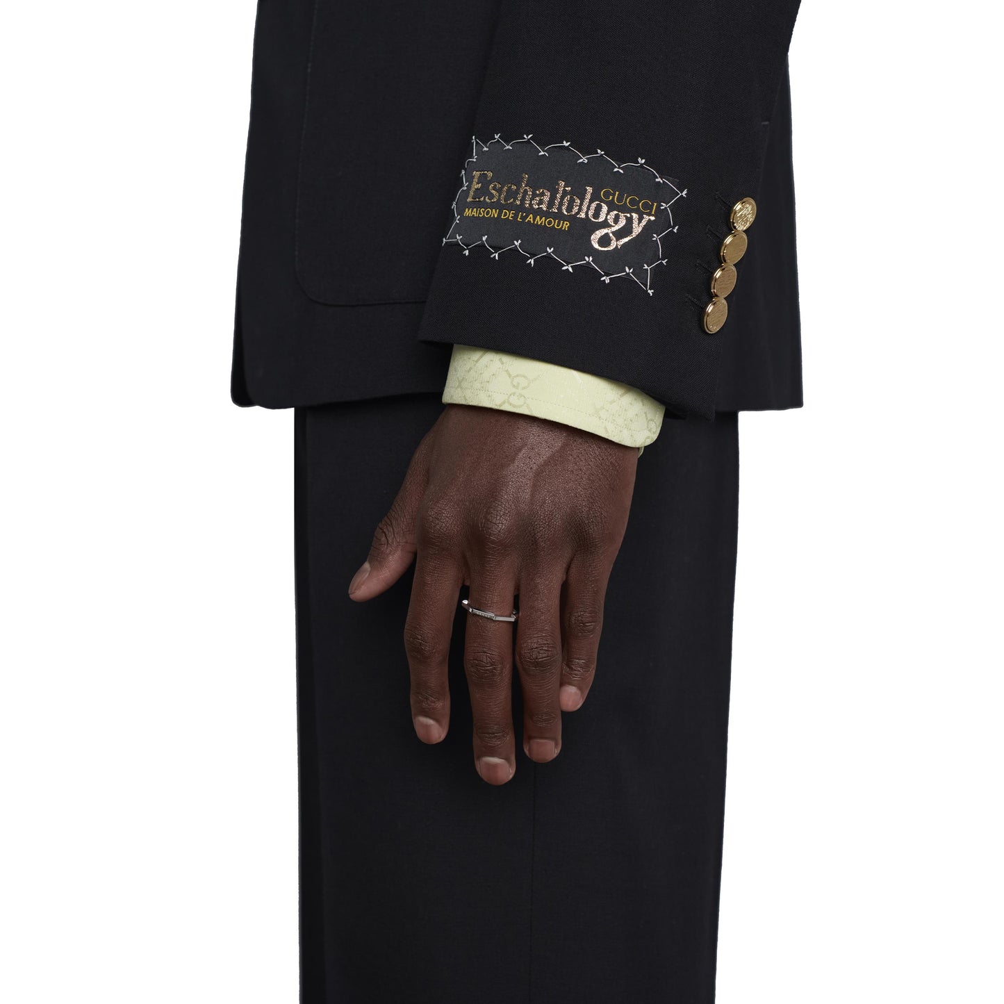 Gucci's 18K White Gold Link to Love Ring