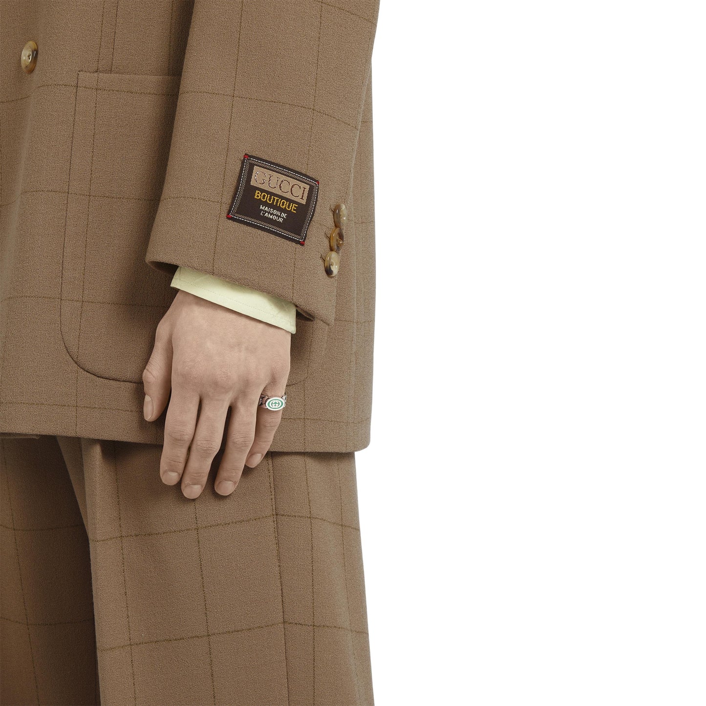 Gucci's Silver Interlocking G Ring