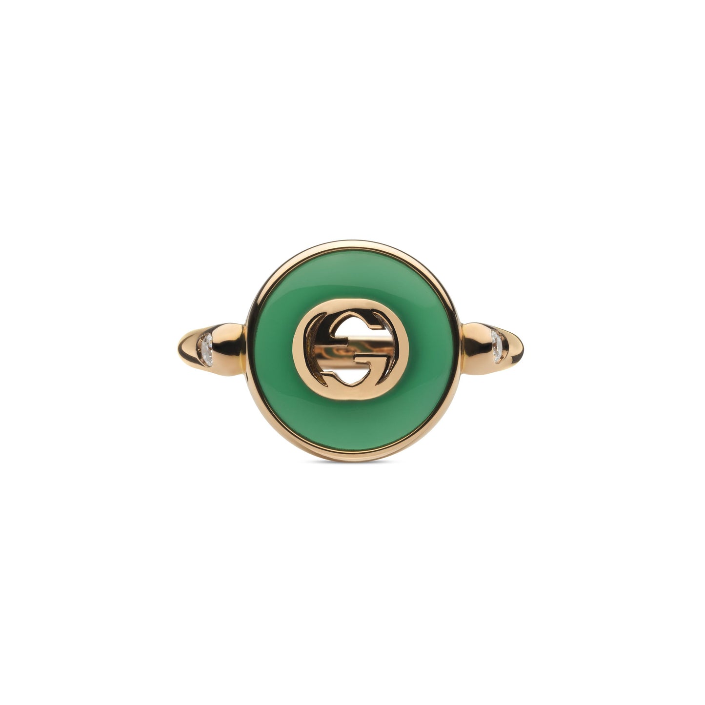 Gucci's 18K Rose Gold Interlocking G Ring