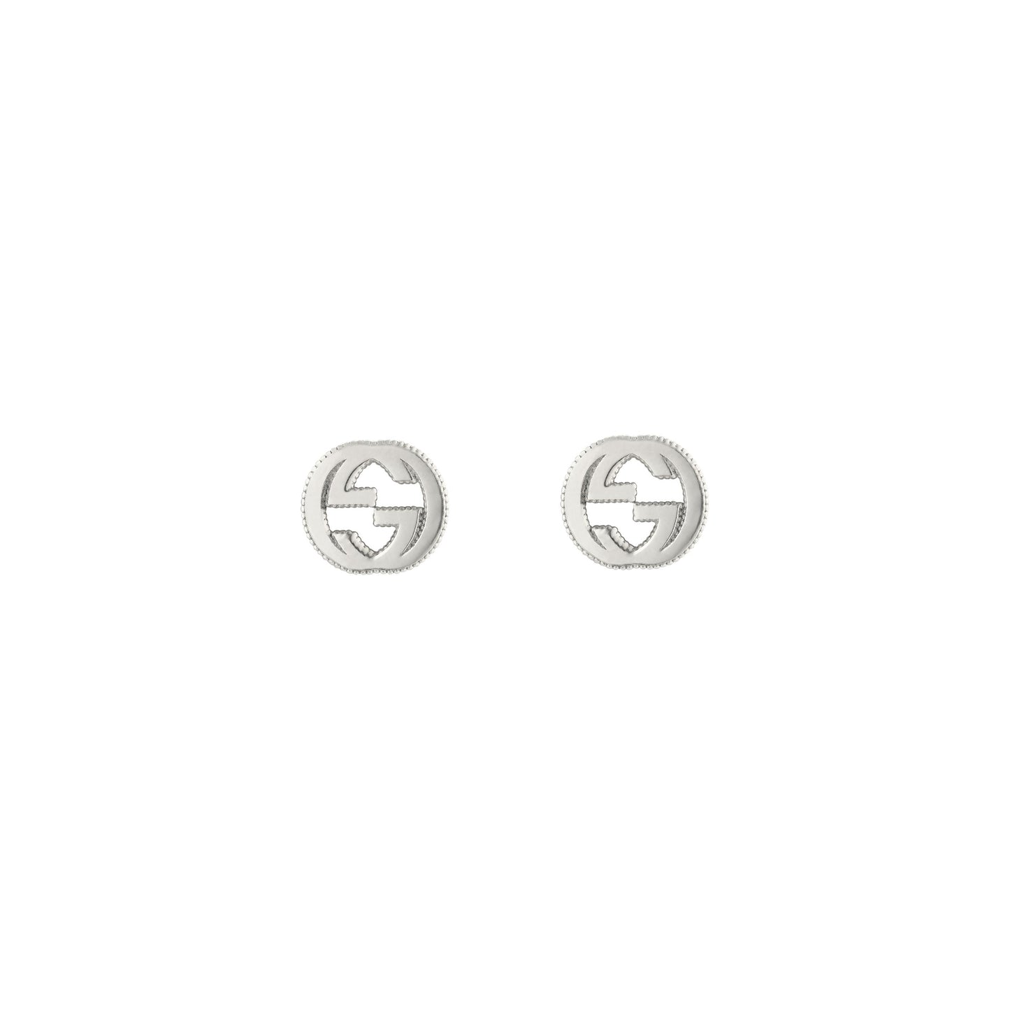 Gucci's Silver Interlocking G Studs