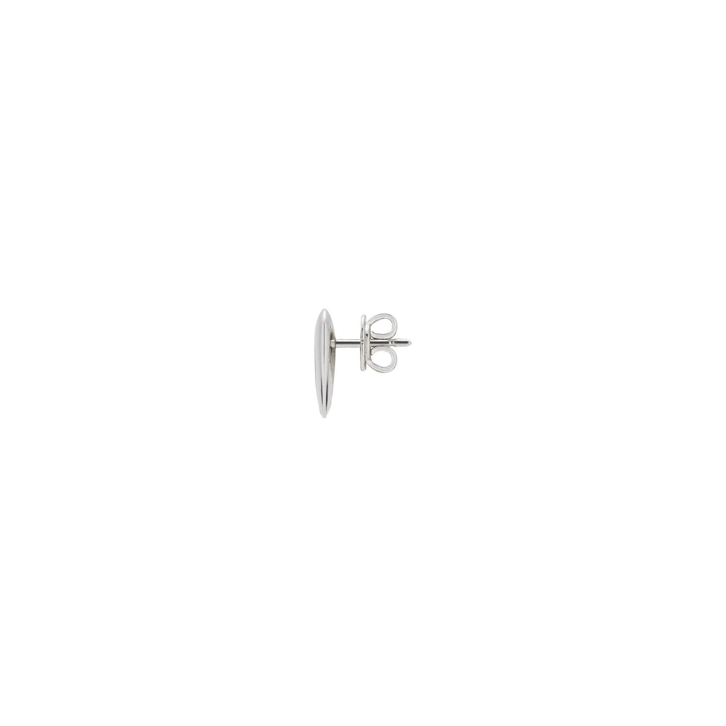 Gucci's Silver Blind For Love Heart Studs